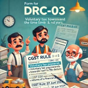 DRC-03 ( GST Tax)