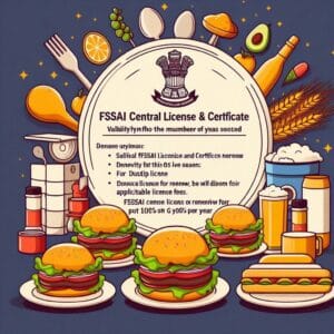 FSSAI Licence (Traders For 5 Years) Excluding Govt Fees